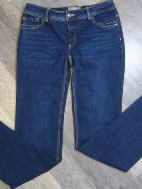 So Slimming Dark Blue Denim Jeans Chicos Sz 0/Small